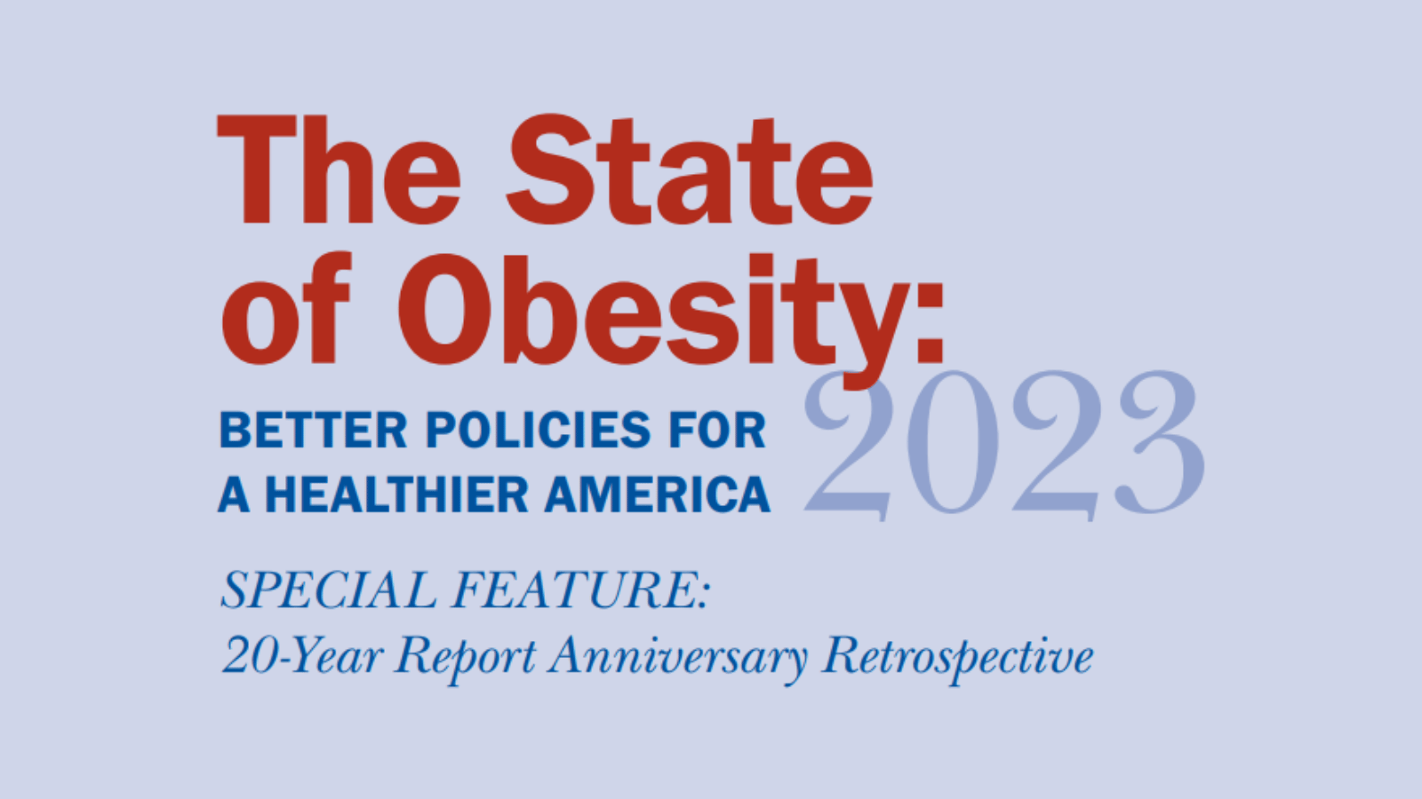 2023 The State of Obesity Report