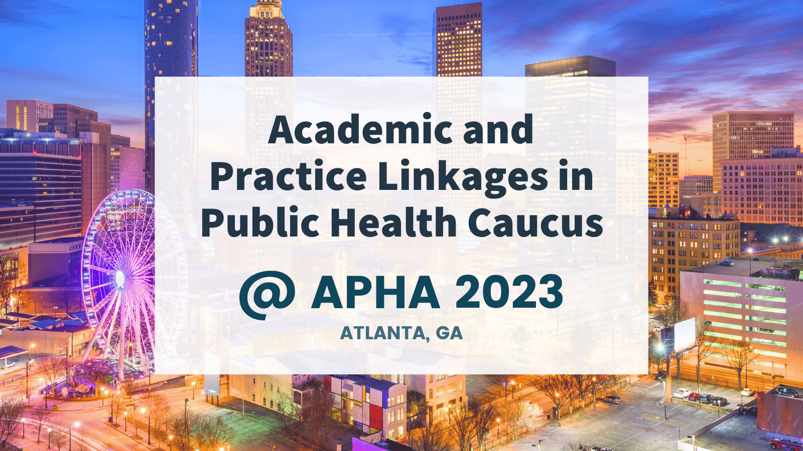 APLPH Caucus Session at APHA 1600x900