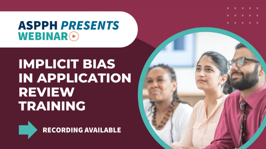 Recording Available Implicit Bias in Application Review Training