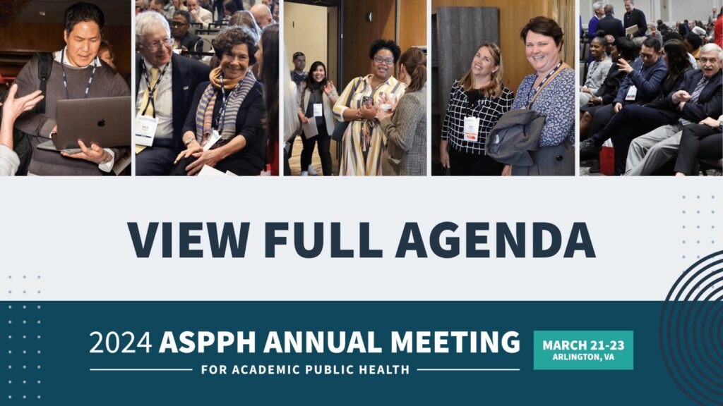 2024 ASPPH ANNUAL MEETING - VIEW FULL AGENDA GRAPHIC