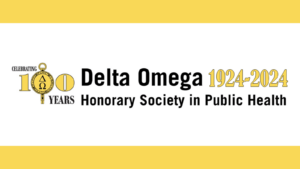 Delta Omega Celebrating 100 Years graphic