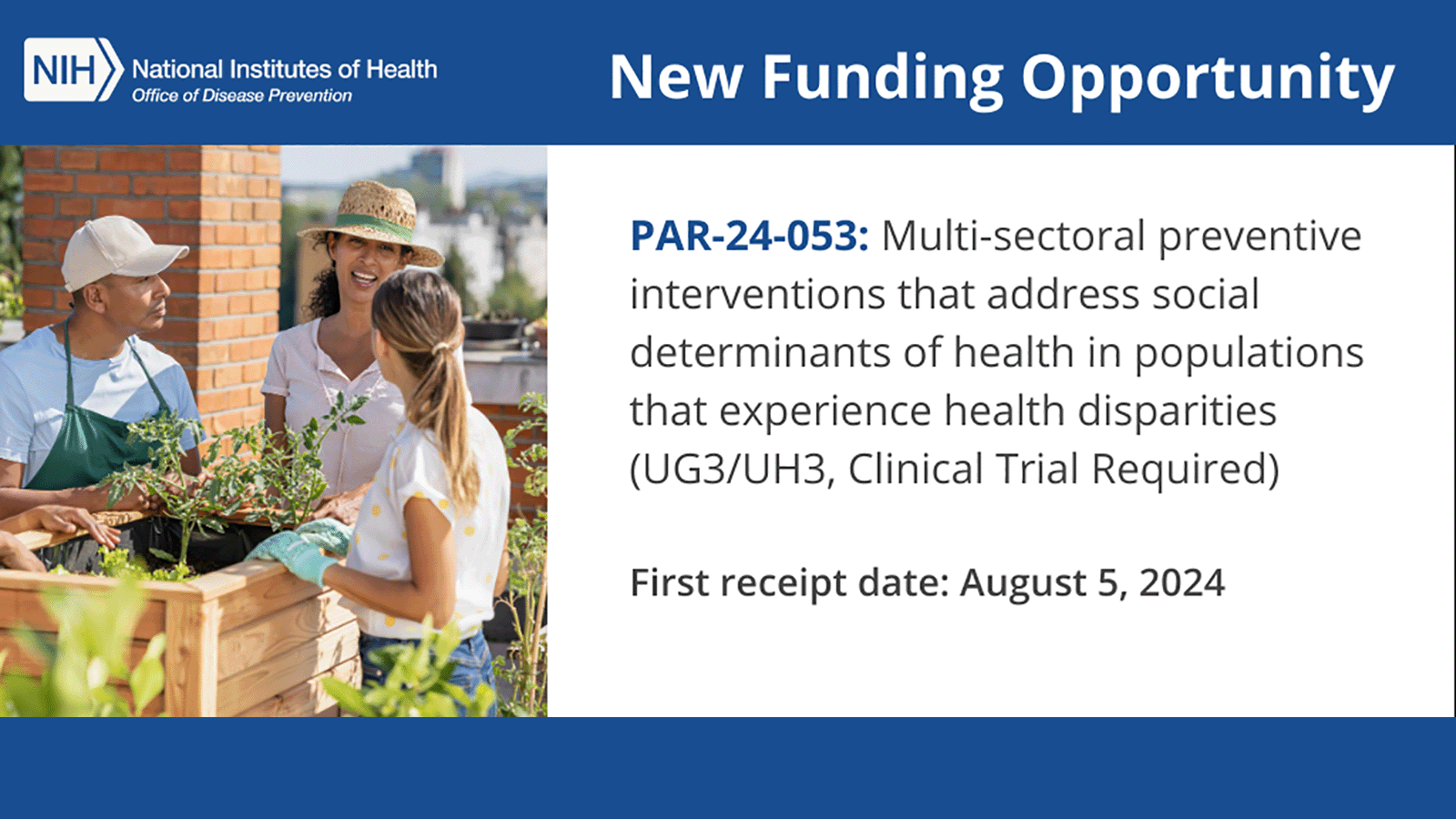 NIH -Funding Opportunity Jan 2024