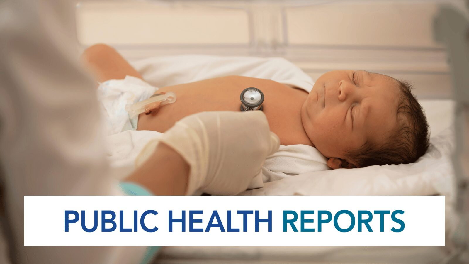 Newborn baby being examined by doctor with a stethoscope