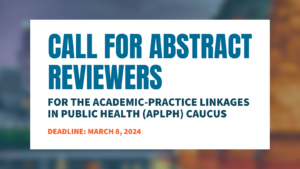 CALL FOR abstract reviewers for APLPH (1)