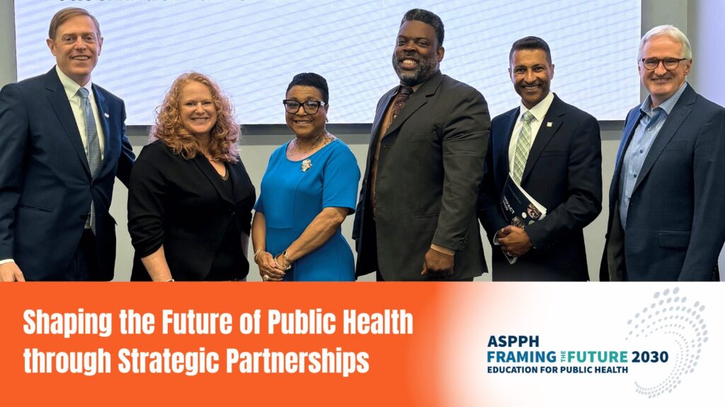 Shaping the Future of Public Health through Strategic Partnerships Webinar