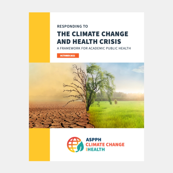 Responding to the Climate Change and Health Crisis: A Framework for Academic Public Health