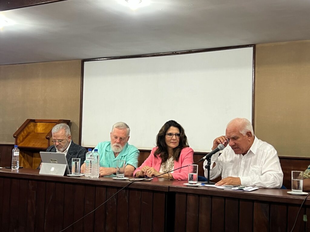 panel discussion in Cuba
