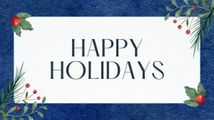 Happy Holidays