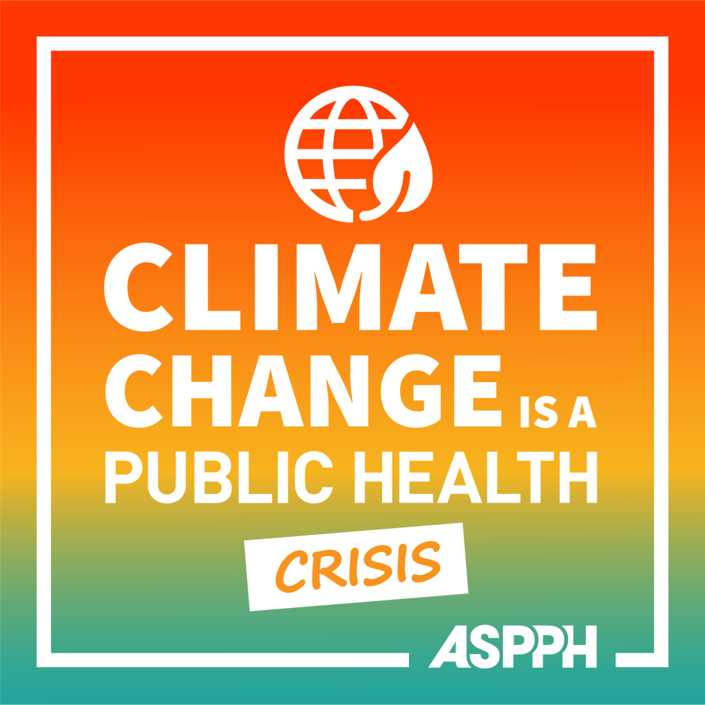 Climate Change is a public health crisis