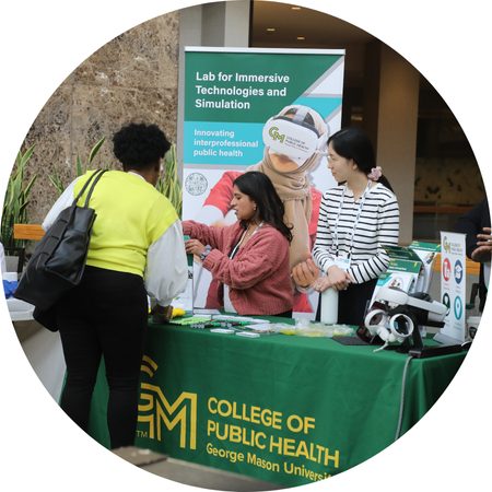 George Mason University College of Public Health sponsorship table