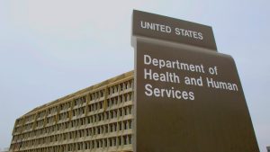 Dept of Health and Human Services sign