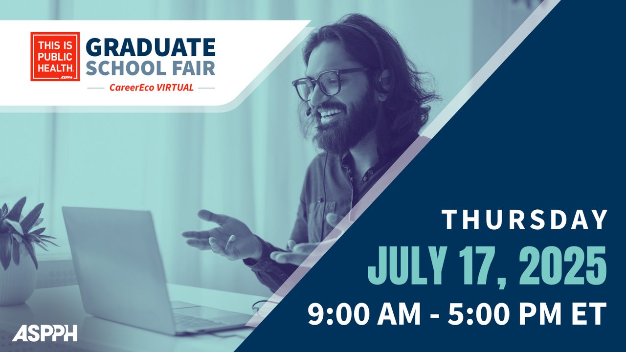 TIPH Virtual Graduate School Fair – Thursday, July 17, 2025, from 900 AM to 500 PM ET, hosted by CareerEco