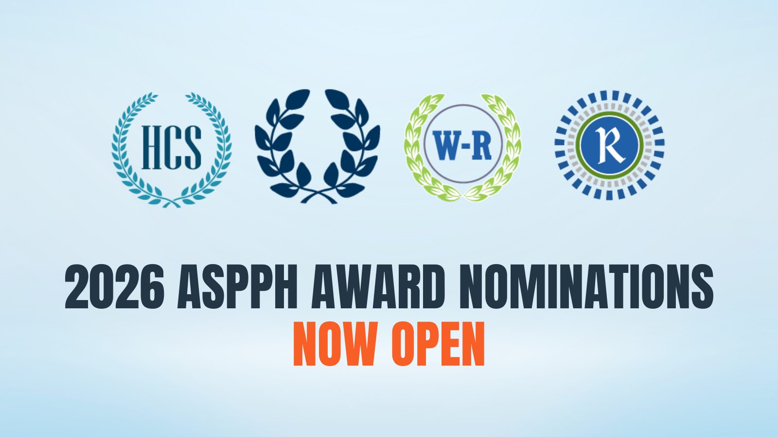2026 ASPPH Award Nominations Now Open