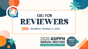Call for Reviewers deadline Oct 3