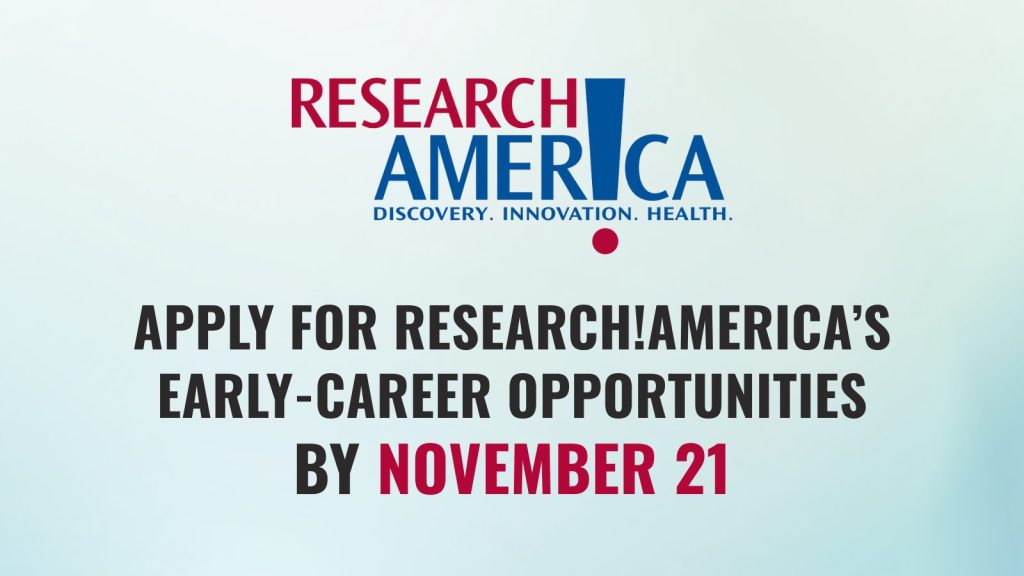 Apply for Research!America’s Microgrant Program and Public Engagement Content Awards