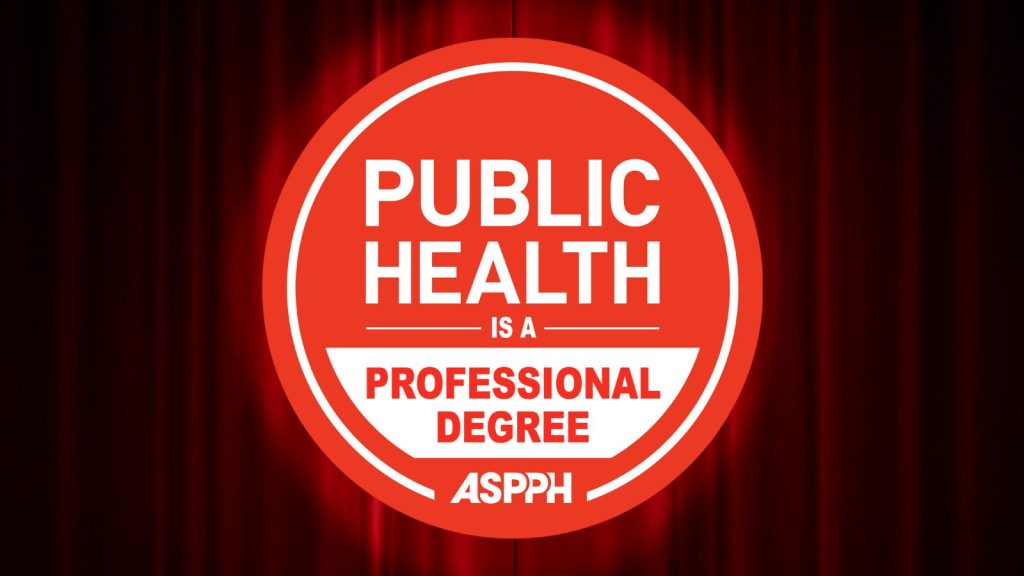 Public Health is a Professional Degree ASPPH logo