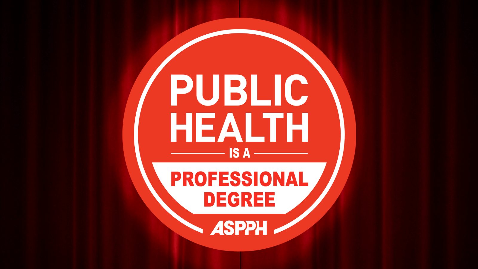Public Health is a Professional Degree ASPPH logo