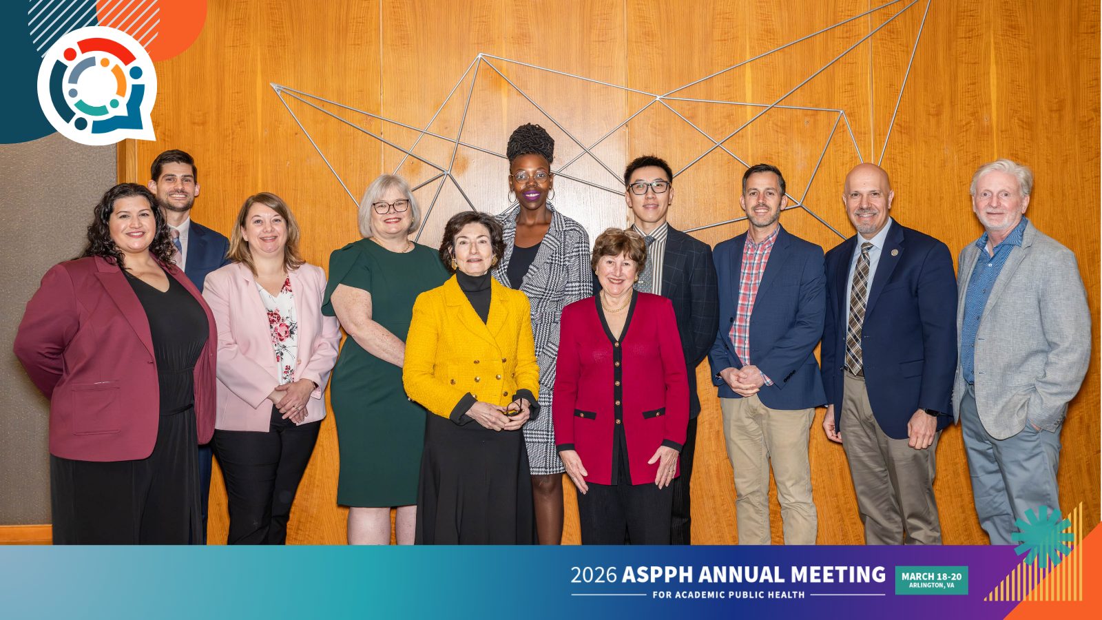 Congrats 2026 ASPPH awardees with image of awardees from the 2026 ASPPH Annual Meeting