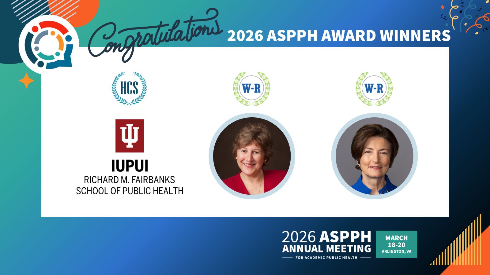 Congratulations to ASPPH 2026 Award Winners