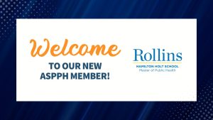 Welcome new member to ASPPH - Rollins College logo