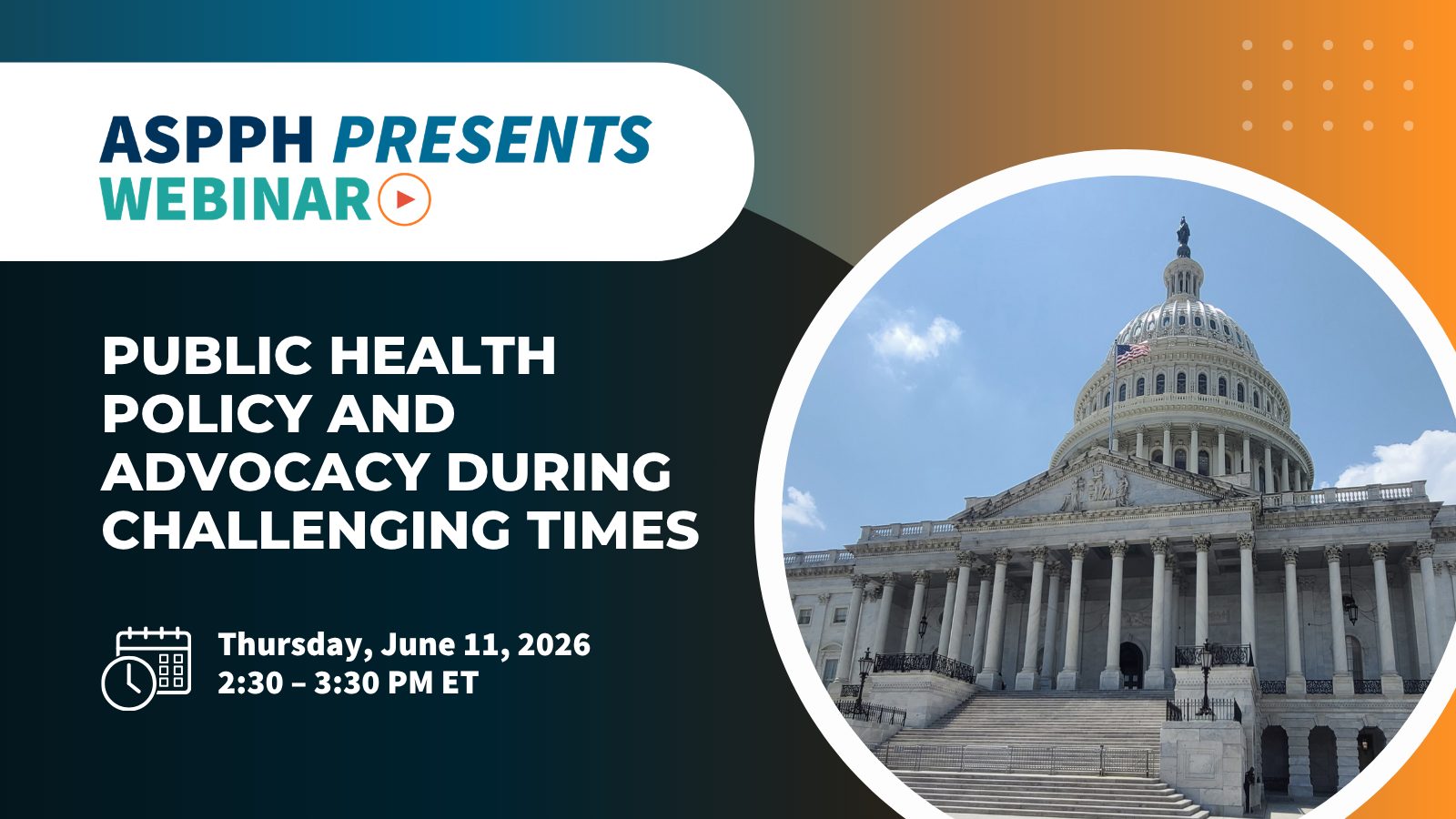 Public Health Policy and Advocacy During Challenging Times