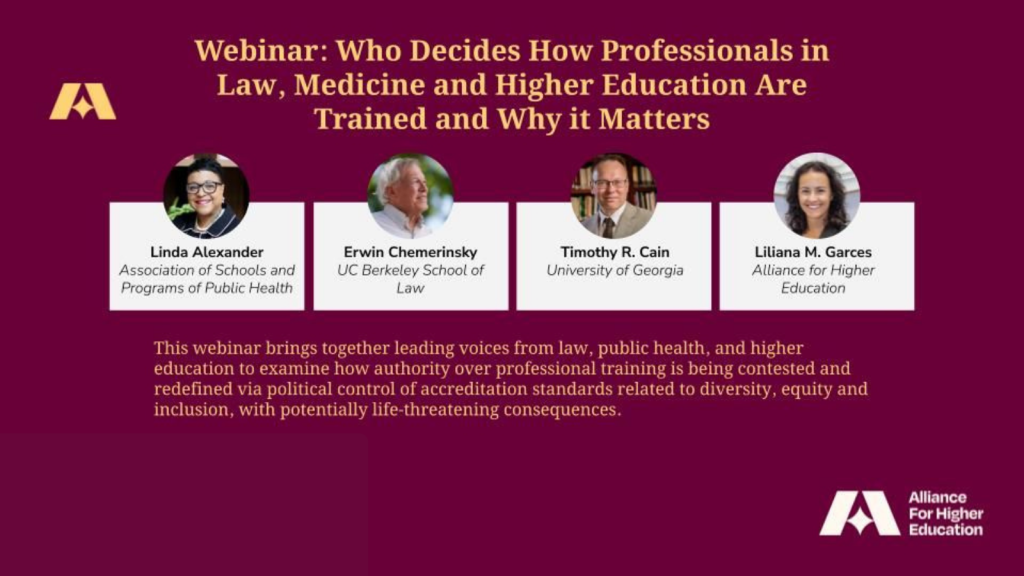 Linda's Alliance for Higher Ed Webinar Recap