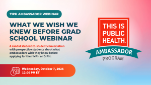 TIPH Ambassador webinar - Oct 7