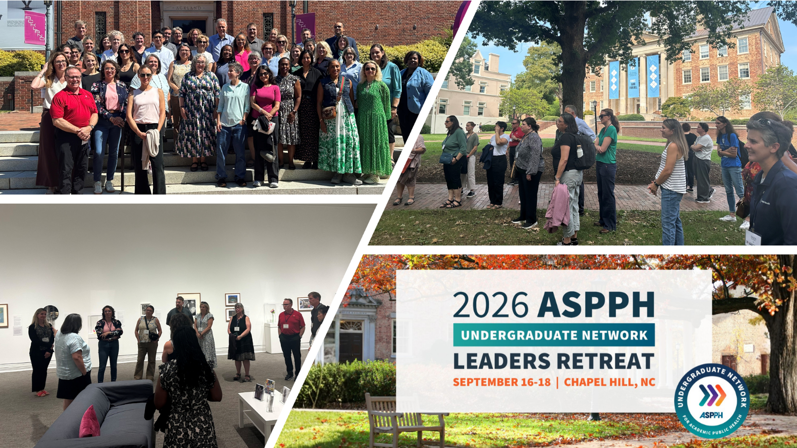 UG Leadership Retreat Recap with a collage of images from the event
