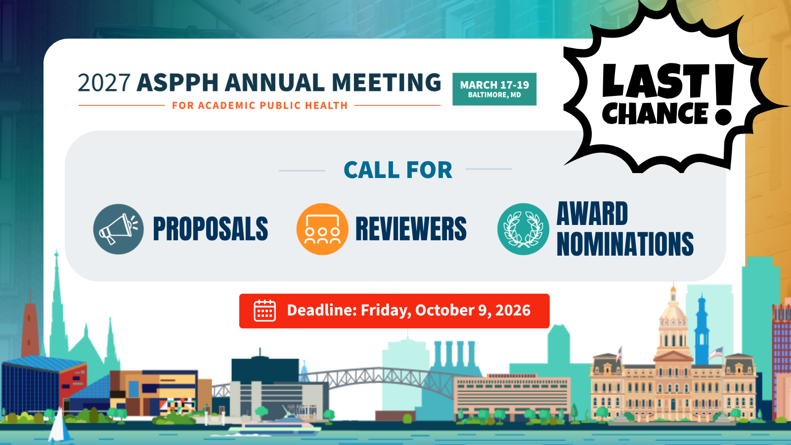 Last day to submit a proposal for CfP copy