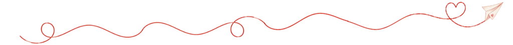 Curly line with heart